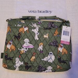 NWT Vera Bradley Dog Park Large Hipster Crossbody Bag
